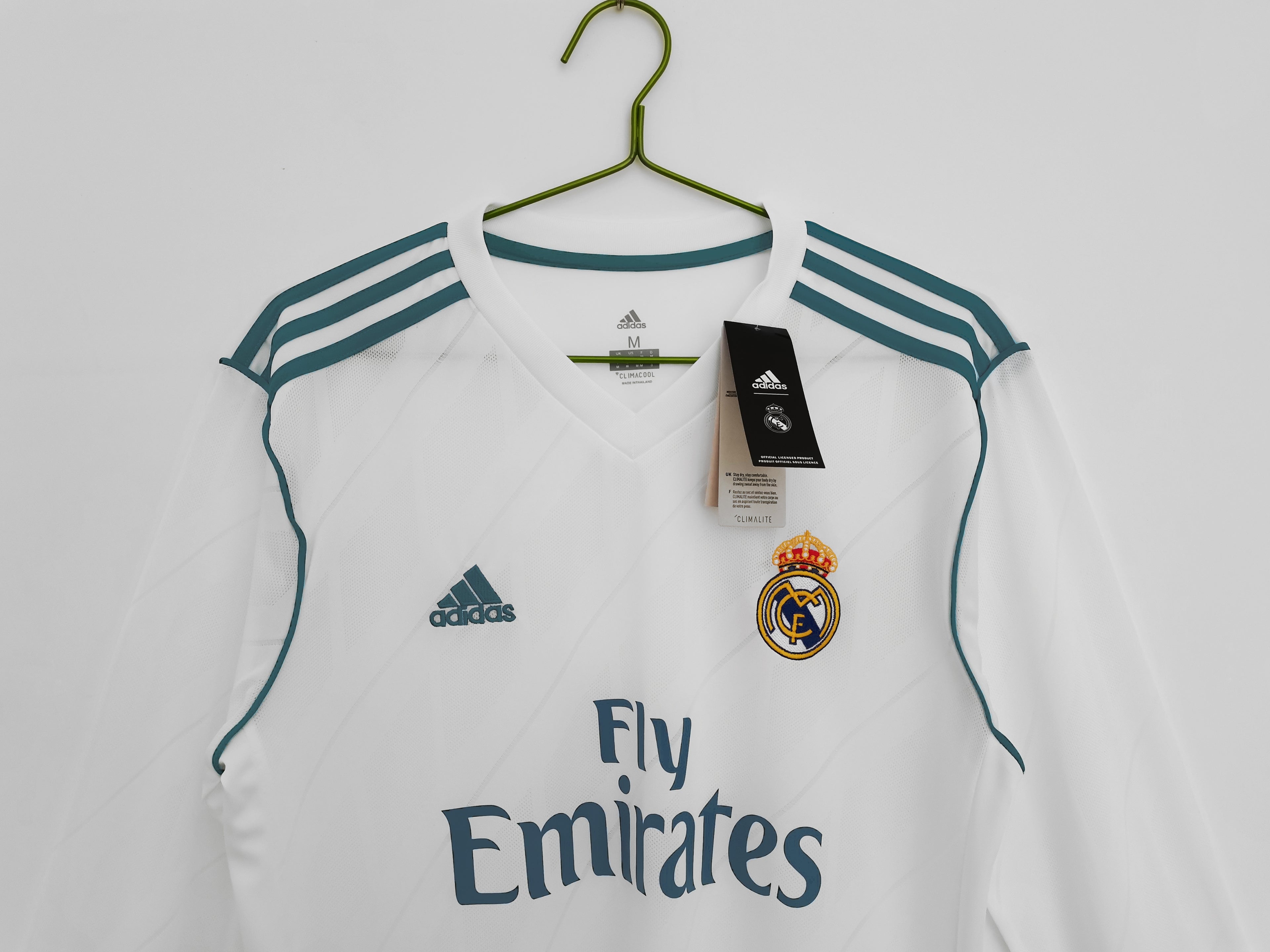 Real Madrid 1ra Equipación 2017/18 Manga Larga