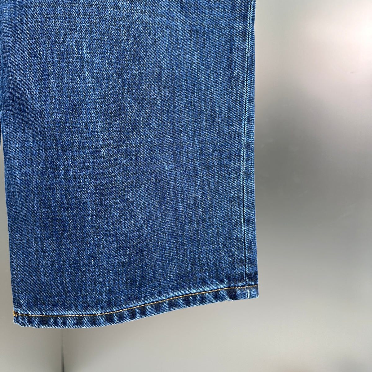 Louis Vuitton Pleated Front Baggy Denim Trousers – Medium Indigo Wash