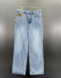 Louis Vuitton Light Indigo Denim Trousers with Heritage Leather LV Patch