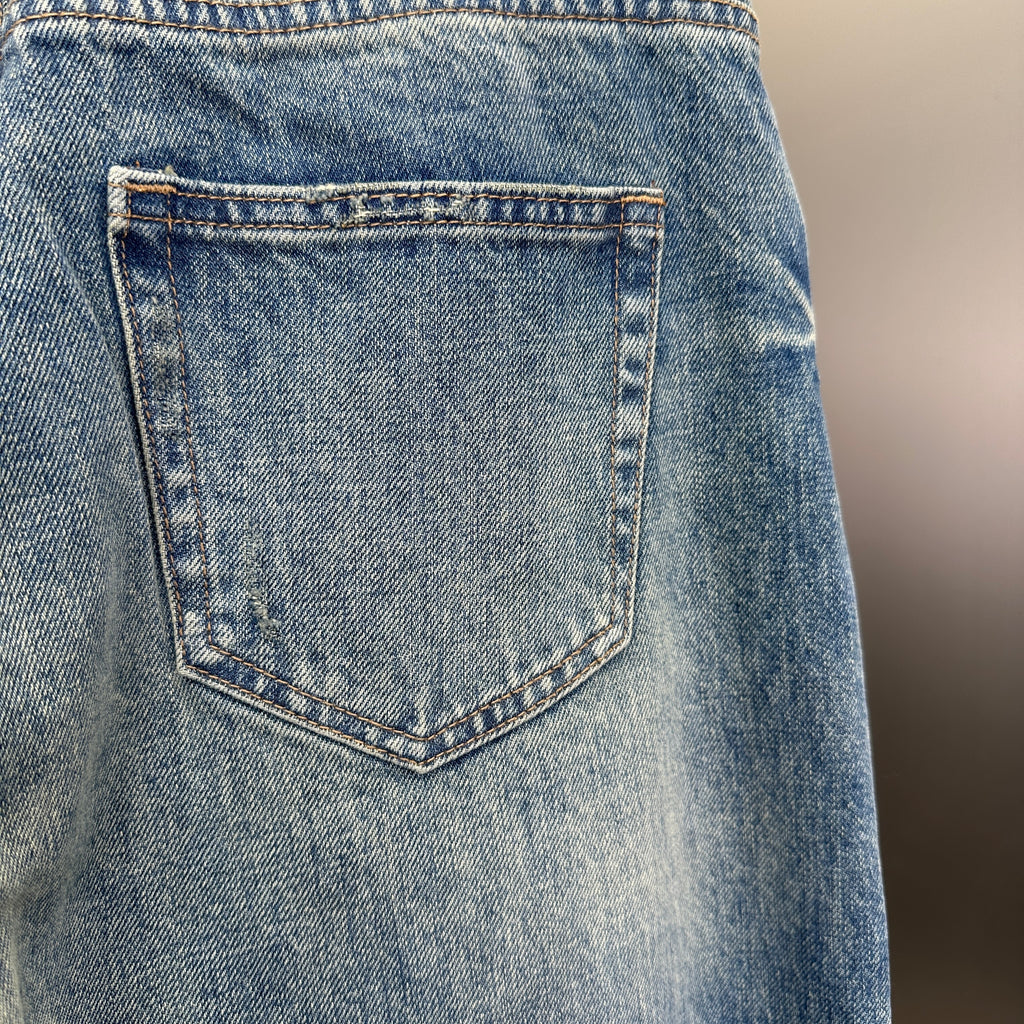 Prada Classic Straight-Fit Faded Blue Jeans