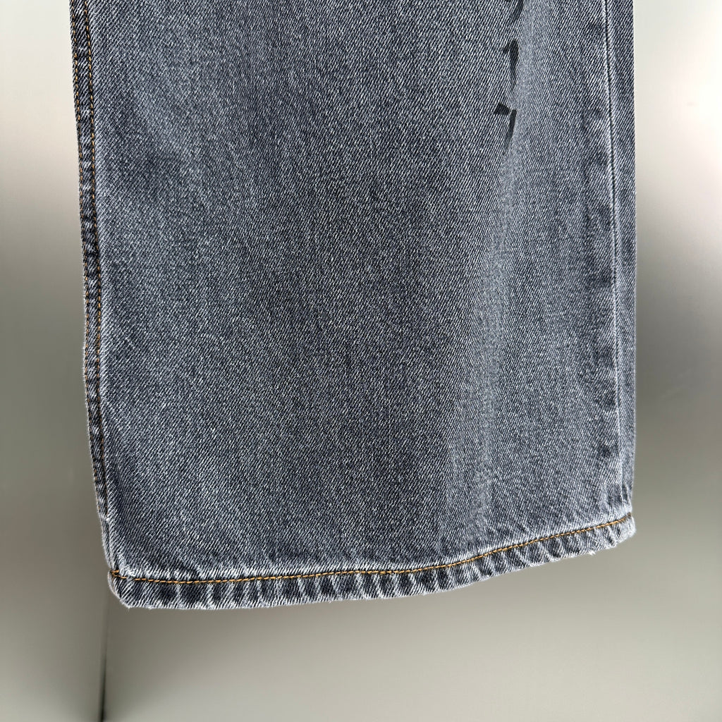 Balenciaga Crest & Artwork Embroidered Baggy Denim Pants