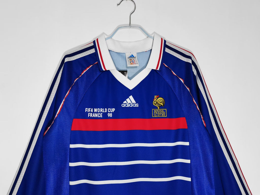 Francia 1ra Equipación 1998 Edición Final Mundial Manga Larga