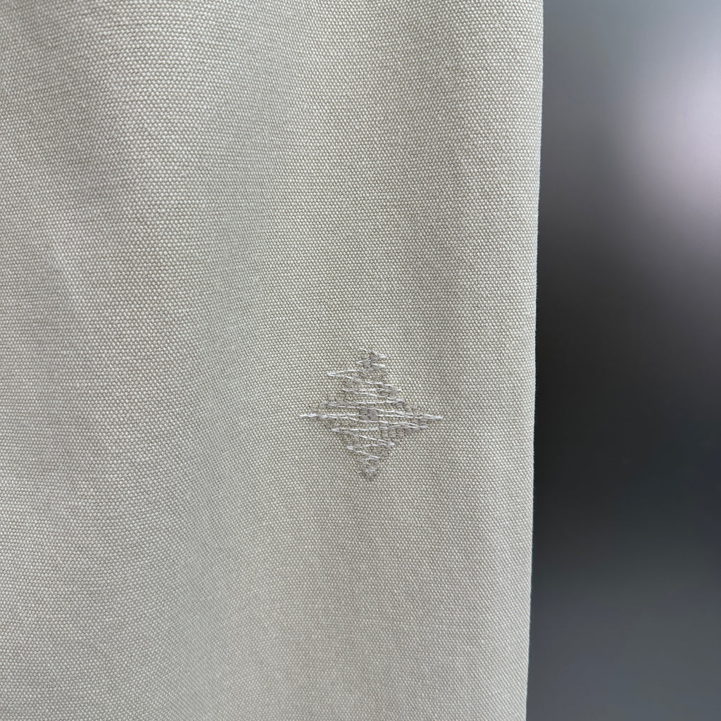 Louis Vuitton Subtle Monogram Motif Off-White Denim Trousers