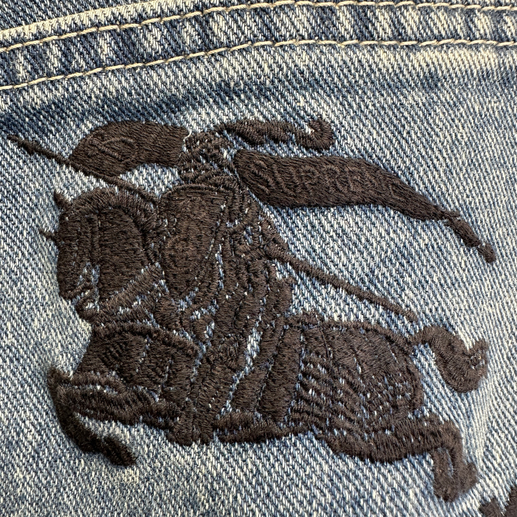 Burberry x Supreme Equestrian Knight Straight-Leg Jeans