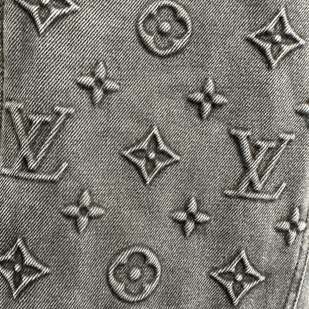 Louis Vuitton Double-Knee Monogram Embossed Carpenter Pants