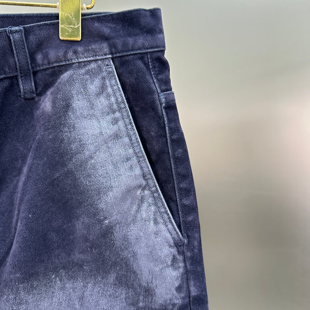 Louis Vuitton Bleached Fade Straight Denim Trousers – Dark Navy