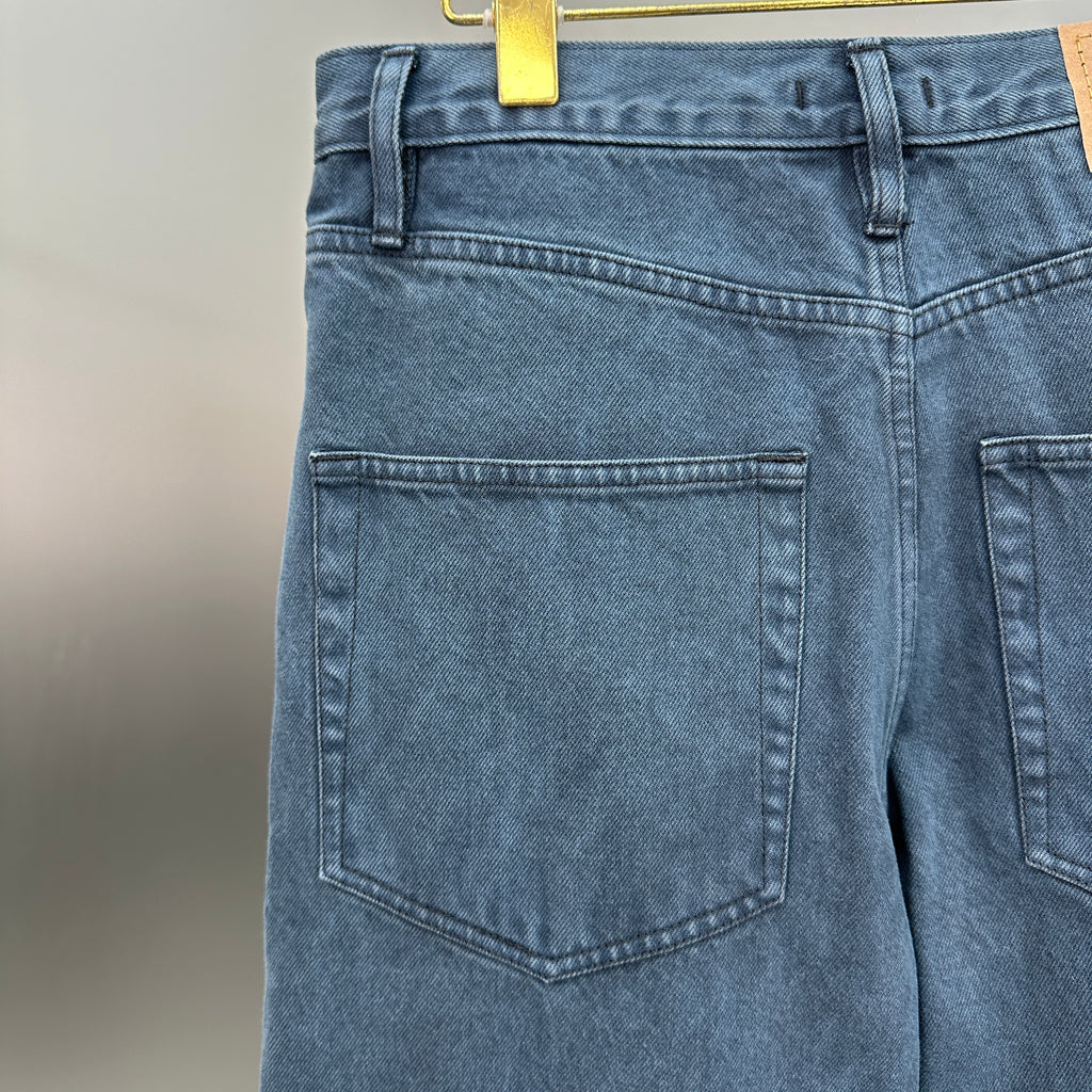 Prada Classic Straight-Fit Faded Dark Slate Jeans