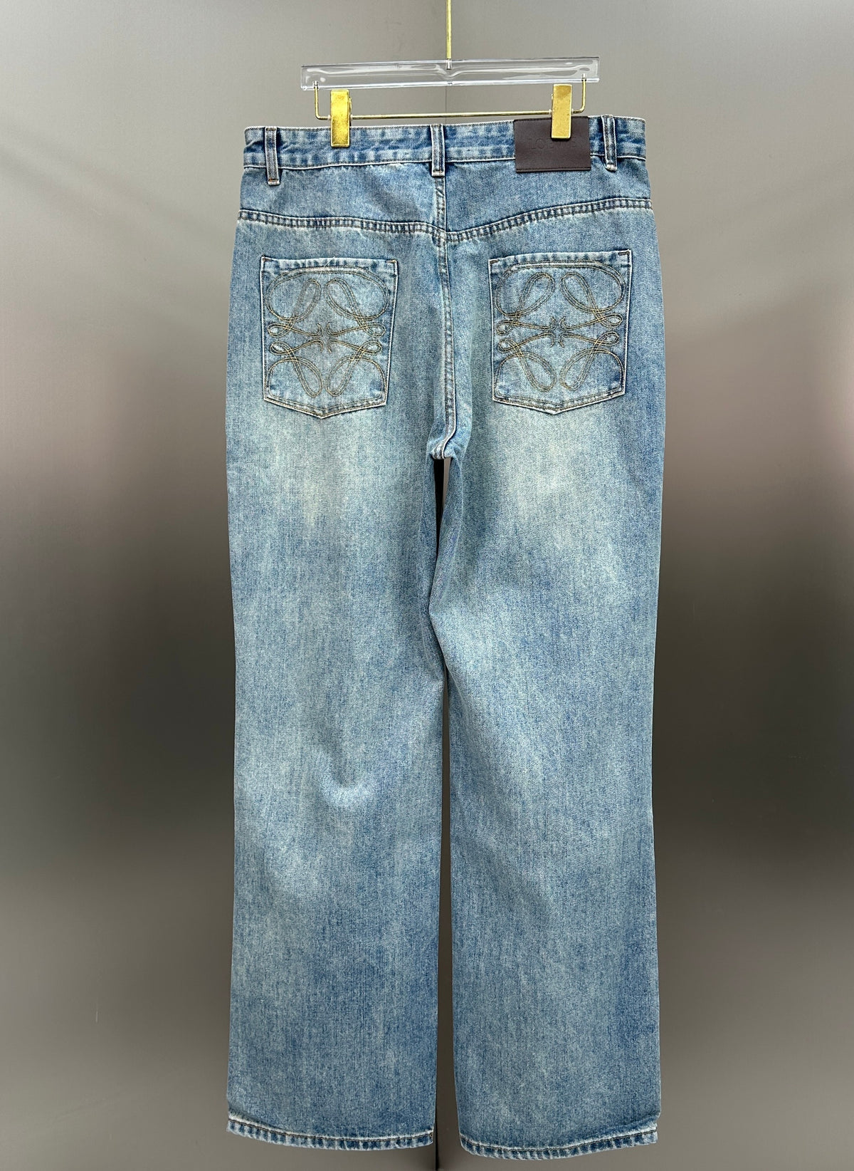 Loewe Faded Blue Denim Pants – Straight Fit