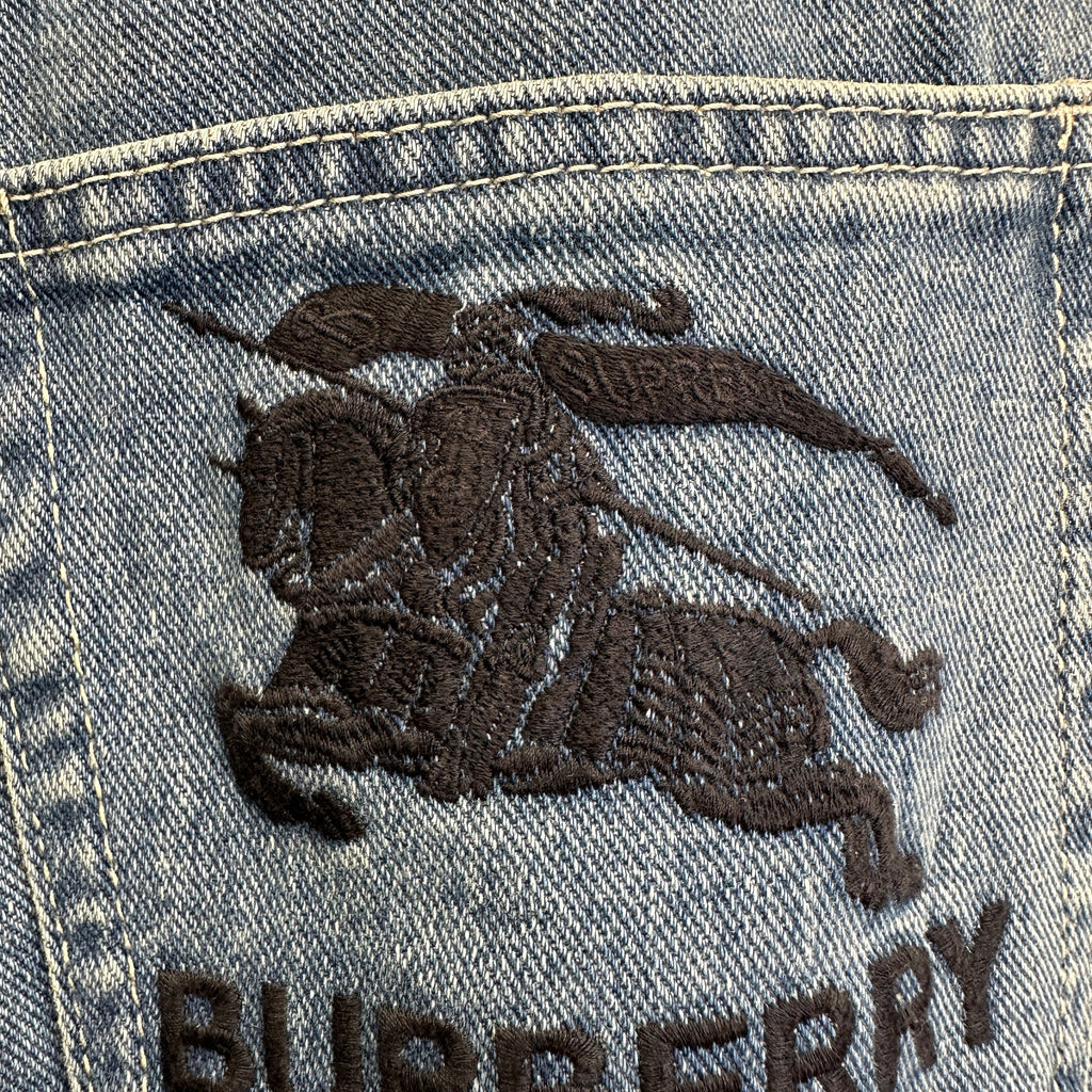 Burberry x Supreme Equestrian Knight Straight-Leg Jeans